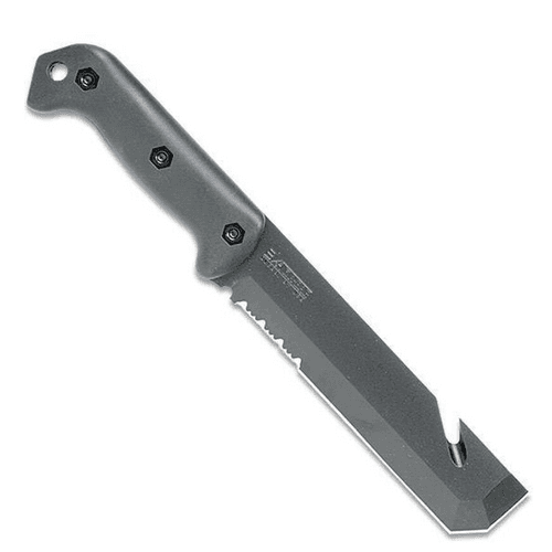 KA-BAR Becker TacTool 7" Fixed Combo Blade Black Steel KA-BAR Becker TacTool 7" Fixed Combo Blade Black Steel