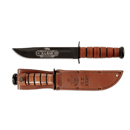 KA-BAR 120th Anniversary U.S. ARMY Engraved Knife, Black KA-BAR 120th Anniversary U.S. ARMY Engraved Knife, Black