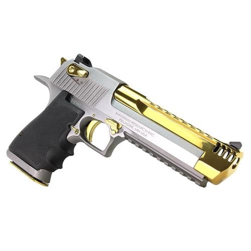 Magnum Research Desert Eagle Mark XIX .50 AE Gold/Titanium Pistol Magnum Research Desert Eagle Mark XIX .50 AE Gold/Titanium Pistol