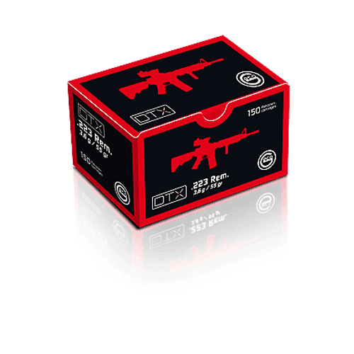 GECO DTX .223 Rem 55gr FMJ Ammo, bulk 150rd Box GECO DTX .223 Rem 55gr FMJ Ammo, bulk 150rd Box