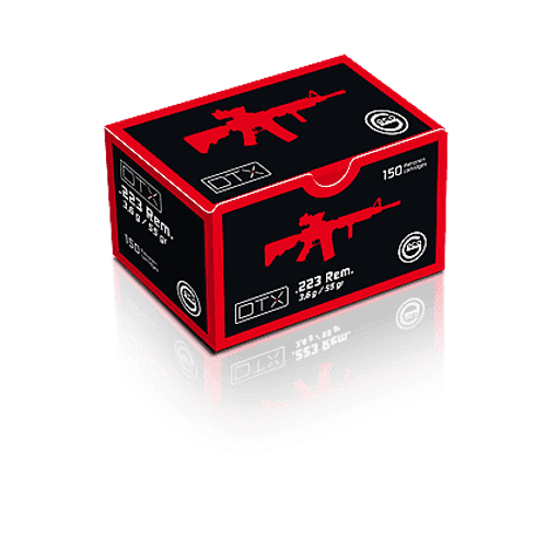 GECO DTX .223 Rem 55gr FMJ Ammo, bulk 150rd Box GECO DTX .223 Rem 55gr FMJ Ammo, bulk 150rd Box