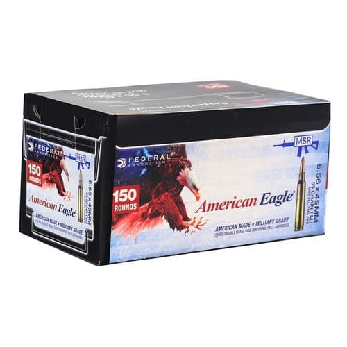 Federal American Eagle XM193 5.56x45mm 55gr FMJ 150rd Box Federal American Eagle XM193 5.56x45mm 55gr FMJ 150rd Box