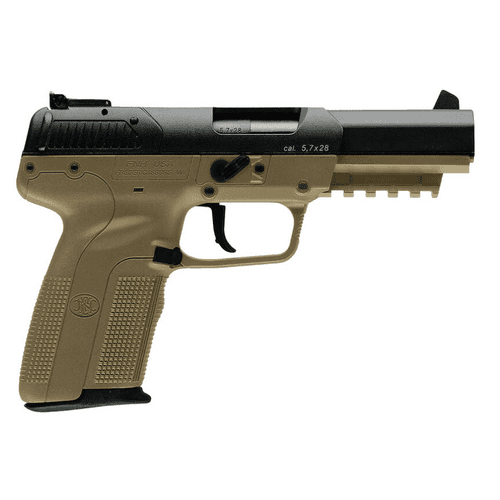 FN FIVE-SEVEN 5.7X28 SEMI AUTO PISTOL 4.8" 20 ROUNDS FDE FN FIVE-SEVEN 5.7X28 SEMI AUTO PISTOL 4.8" 20 ROUNDS FDE