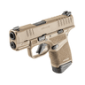 Springfield Hellcat 9mm Pistol with extended thumb grip magazine right barrel view Springfield Hellcat 9mm Pistol with extended thumb grip magazine right barrel view