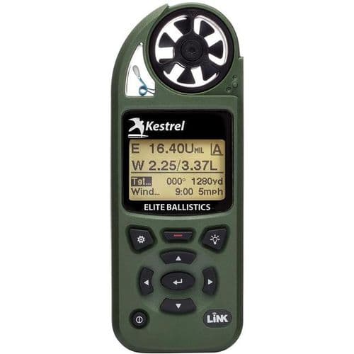 Kestrel Elite Weather Meter w/ Applied Ballistics w/ Link Olive Kestrel Elite Weather Meter w/ Applied Ballistics w/ Link Olive