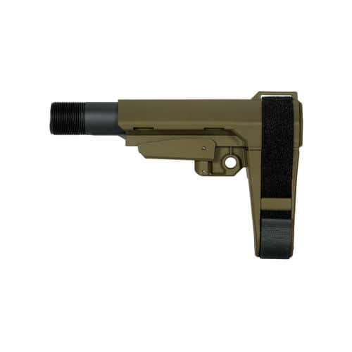 SB Tactical SBA3 Pistol Stabilizing Brace OD Green Elasto-Polymer SB Tactical SBA3 Pistol Stabilizing Brace OD Green Elasto-Polymer