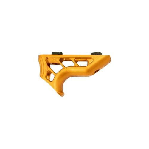 Timber Creek Outdoors Enforcer Mini Angled Foregrip - Orange Anodize Timber Creek Outdoors Enforcer Mini Angled Foregrip - Orange Anodize