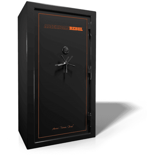 American Rebel AR-50 Black/Orange Gun Safe American Rebel AR-50 Black/Orange Gun Safe