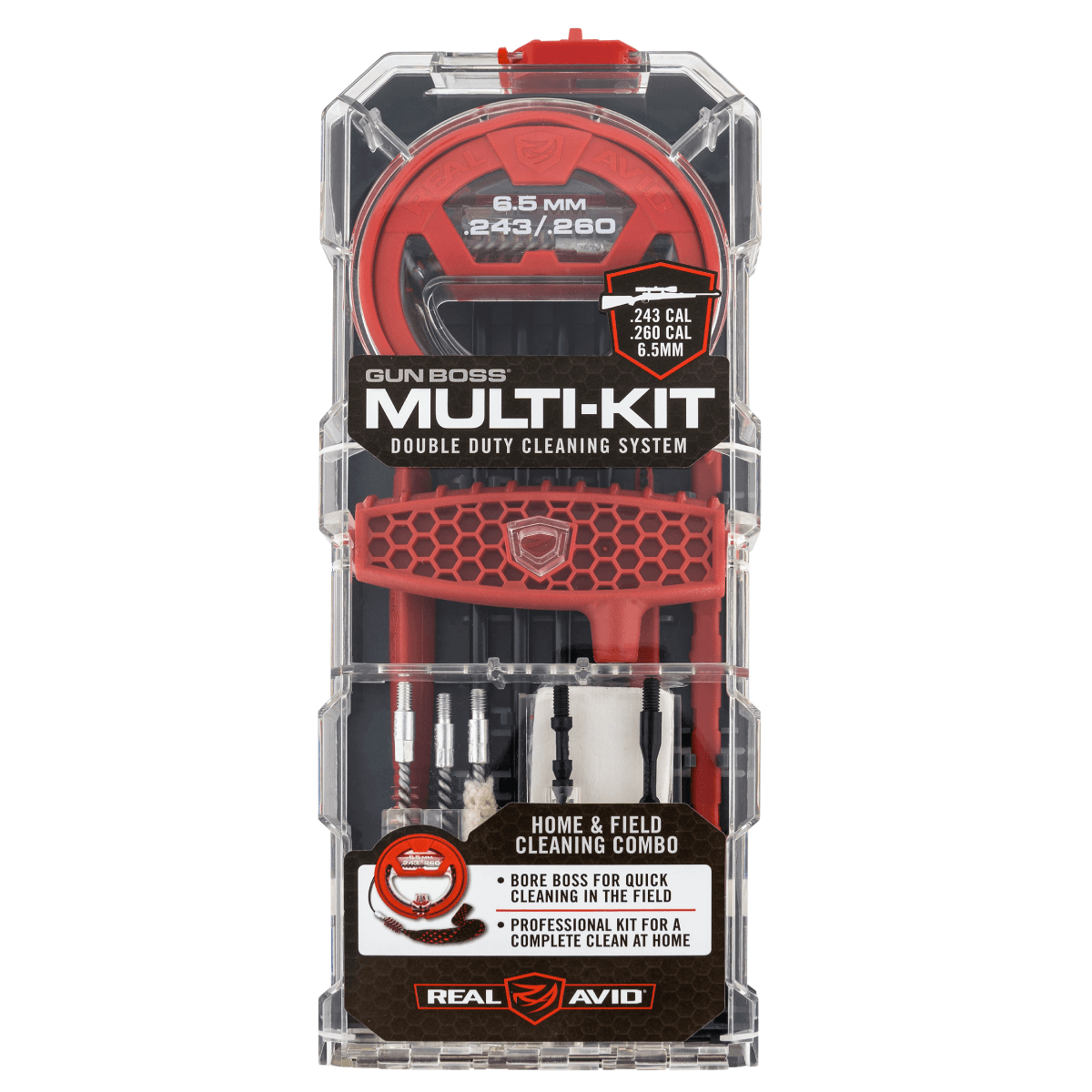 Real Avid Gun Boss Multi-Kit 6.5 Cal 243 Cal 260 Cal Rifle Real Avid Gun Boss Multi-Kit 6.5 Cal 243 Cal 260 Cal Rifle