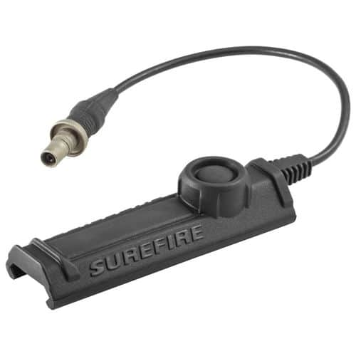 Surefire Plug-In Tape Switch with Picatinny Rail Pad for WeaponLights, 7in Cable Surefire Plug-In Tape Switch with Picatinny Rail Pad for WeaponLights, 7in Cable