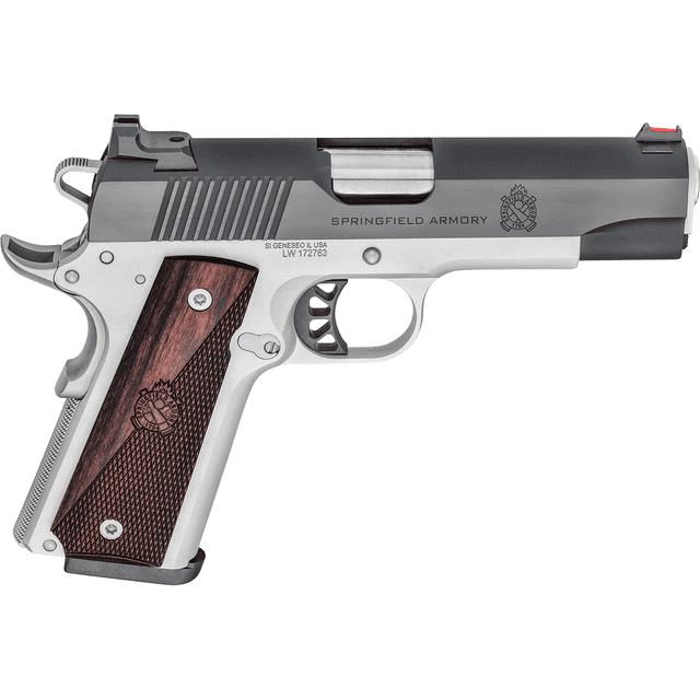 Springfield Armory 1911 Ronin 4.25" .45 ACP Blued/Satin Aluminum Handgun - PX9118L Springfield Armory 1911 Ronin 4.25" .45 ACP Blued/Satin Aluminum Handgun - PX9118L