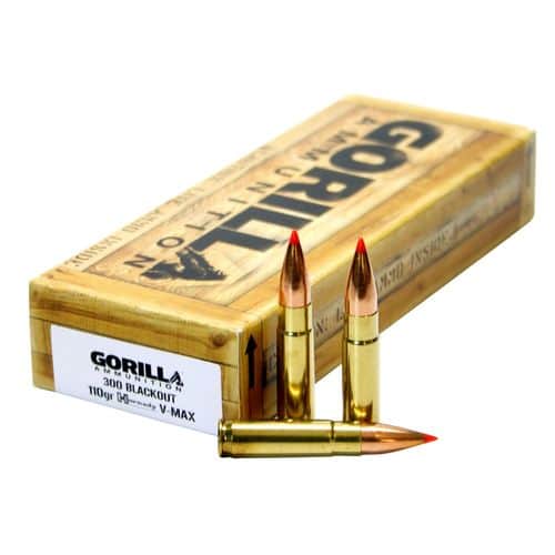 Gorilla GA300110VMAX Gorilla Match 300 Blackout 110 gr V-Max 20 Bx/ 10 Cs Gorilla GA300110VMAX Gorilla Match 300 Blackout 110 gr V-Max 20 Bx/ 10 Cs