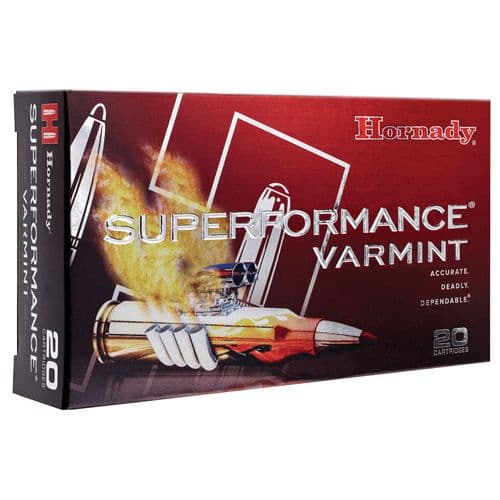 Hornady 8343 Superformance Varmint 243 Win 58 gr V-Max 20 Bx/ 10 Cs Hornady 8343 Superformance Varmint 243 Win 58 gr V-Max 20 Bx/ 10 Cs