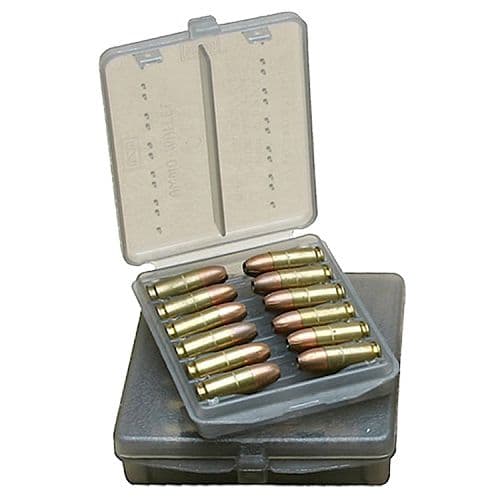 MTM W184541 Handgun Ammo Wallet 45 ACP 18 Rounds Clear Smoke Polyethylene MTM W184541 Handgun Ammo Wallet 45 ACP 18 Rounds Clear Smoke Polyethylene