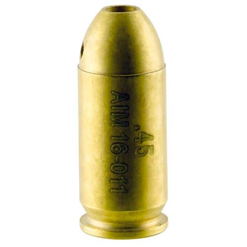 Aim Sports PJBS45 45 Bore Sight Laser Boresighter Cartridge 45 ACP Chamber Brass Aim Sports PJBS45 45 Bore Sight Laser Boresighter Cartridge 45 ACP Chamber Brass