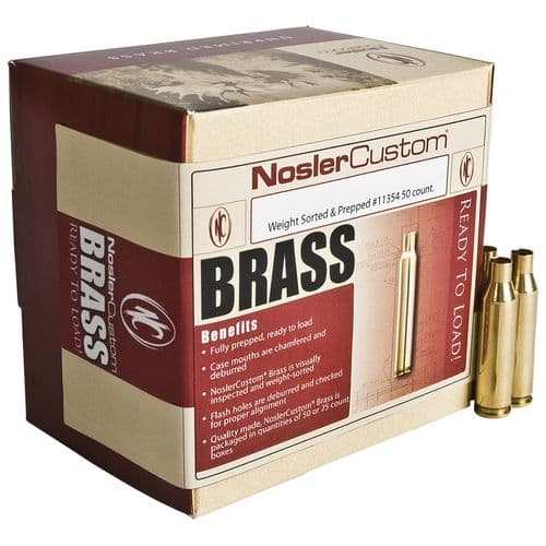 Nosler 10098 Rifle 223 Remington/5.56 NATO Brass 100 Per Box Nosler 10098 Rifle 223 Remington/5.56 NATO Brass 100 Per Box