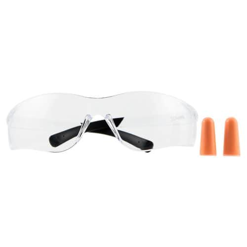 Pyramex PYS2510SDP Zteck ComboClear Polycarbonate Clear 1 Pair Glasses/1 Ear plugs Pyramex PYS2510SDP Zteck ComboClear Polycarbonate Clear 1 Pair Glasses/1 Ear plugs