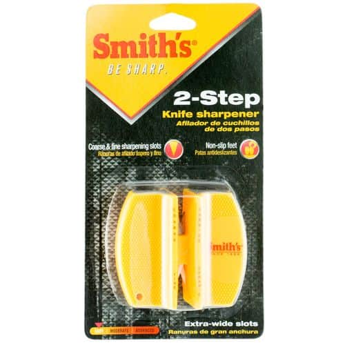 Smiths Products CCKS 2 Step Sharpener Tungsten Carbide and Ceramic Fine, Coarse Smiths Products CCKS 2 Step Sharpener Tungsten Carbide and Ceramic Fine, Coarse