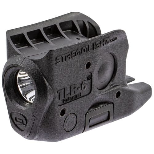 Streamlight 69280 TLR-6 Weapon Light fits Glock 42/43 White LED 100 Lumens 1/3N Lithium Battery Black Polymer No Laser Streamlight 69280 TLR-6 Weapon Light fits Glock 42/43 White LED 100 Lumens 1/3N Lithium Battery Black Polymer No Laser