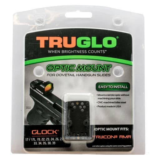 Truglo TG8950G2 Adapter Mount Fits Glock MOS 17,19,22-24,26-27,33-35,38-39 Black Truglo TG8950G2 Adapter Mount Fits Glock MOS 17,19,22-24,26-27,33-35,38-39 Black