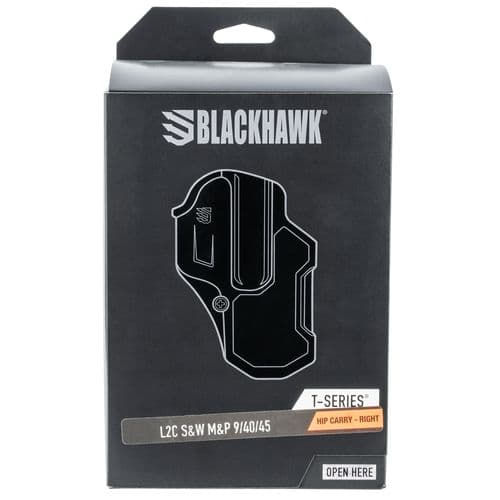 Blackhawk 410757BKR T-Series L2C Non-Light Bearing OWB Black Polymer Belt Slide Fits S&W M&P/SD/Taurus PT 24/7 Pro Right Hand Blackhawk 410757BKR T-Series L2C Non-Light Bearing OWB Black Polymer Belt Slide Fits S&W M&P/SD/Taurus PT 24/7 Pro Right Hand