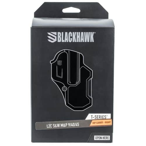 Blackhawk 410757BKR T-Series L2C Non-Light Bearing OWB Black Polymer Belt Slide Fits S&W M&P/SD/Taurus PT 24/7 Pro Right Hand Blackhawk 410757BKR T-Series L2C Non-Light Bearing OWB Black Polymer Belt Slide Fits S&W M&P/SD/Taurus PT 24/7 Pro Right Hand