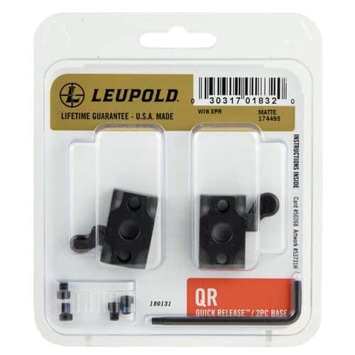 Leupold 174495 QR Base 2-Piece Win XPR Matte Black Leupold 174495 QR Base 2-Piece Win XPR Matte Black
