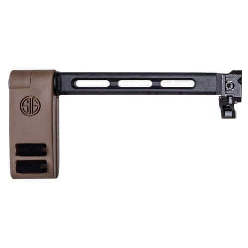 Sig Sauer PCBXFOLDCOY MCX/MPX Pistol Stabilizing Brace Polymer Coyote Brown Sig Sauer PCBXFOLDCOY MCX/MPX Pistol Stabilizing Brace Polymer Coyote Brown
