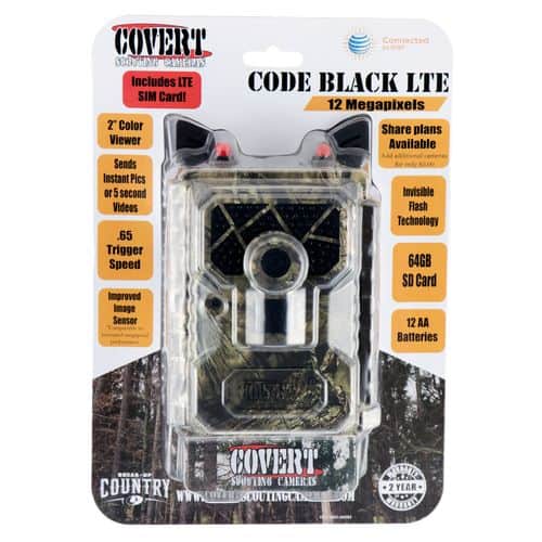 Covert Scouting Cameras 5472 Code Black LTE1080p HD 12 MP Mossy Oak Covert Scouting Cameras 5472 Code Black LTE1080p HD 12 MP Mossy Oak