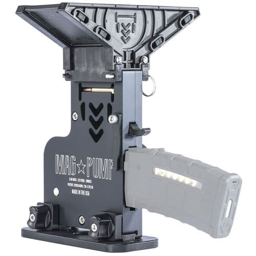 MagPump MPAR15ELITE AR-15 Elite Magazine Loader 223 Remington/5.56 NATO/300 Blackout 90 rd AR-15 Elite Aluminum Black Finish MagPump MPAR15ELITE AR-15 Elite Magazine Loader 223 Remington/5.56 NATO/300 Blackout 90 rd AR-15 Elite Aluminum Black Finish