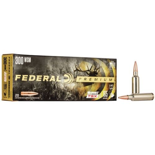 Federal P300WSMG Premium 300 WSM 165 gr Barnes Triple-Shock X 20 Bx/ 10 Cs Federal P300WSMG Premium 300 WSM 165 gr Barnes Triple-Shock X 20 Bx/ 10 Cs