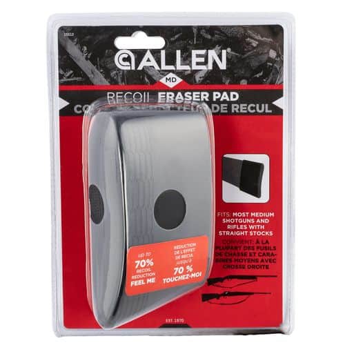 Allen 15512 Recoil Eraser Medium Black Polymer Allen 15512 Recoil Eraser Medium Black Polymer