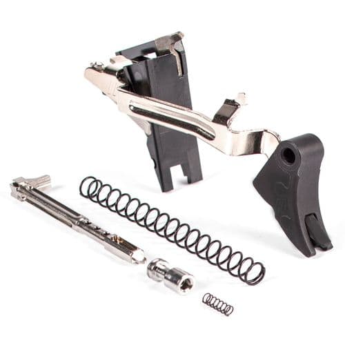 ZEV CFTPROULT4G9BB Pro Trigger Ultimate Kit with Black Safety Compatible with Glock 17, 19, 26, 34 Gen 4 Curved ZEV CFTPROULT4G9BB Pro Trigger Ultimate Kit with Black Safety Compatible with Glock 17, 19, 26, 34 Gen 4 Curved