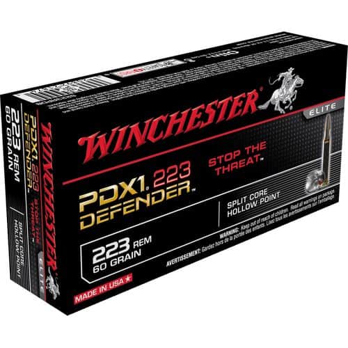 Winchester Ammo S223RPDB Defender 223 Rem 60 gr Split Core Jacketed Hollow Point 20 Bx/ 10 Cs Winchester Ammo S223RPDB Defender 223 Rem 60 gr Split Core Jacketed Hollow Point 20 Bx/ 10 Cs