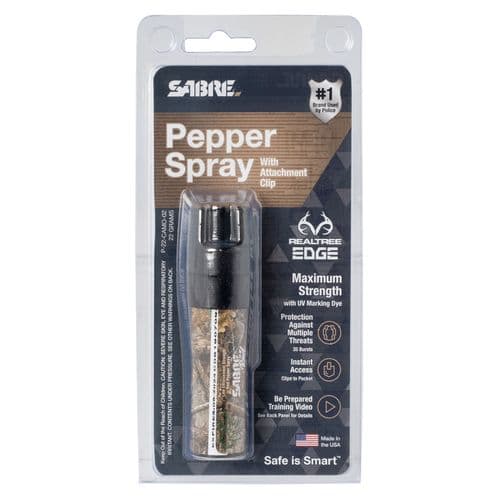 Sabre P22CAMO02 Camo Pepper Spray OC Pepper 10 ft Range Sabre P22CAMO02 Camo Pepper Spray OC Pepper 10 ft Range