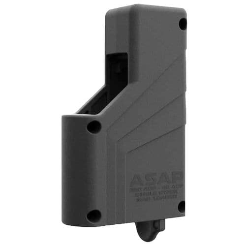 Butler Creek BCA1XSML ASAP Universal Mag Loader Single Stack Style Black Polymer Fits 9mm - 45 ACP Caliber Pistols Butler Creek BCA1XSML ASAP Universal Mag Loader Single Stack Style Black Polymer Fits 9mm - 45 ACP Caliber Pistols
