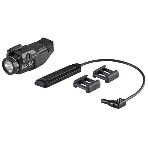Streamlight 69440 TLR RM 1 with Remote Pressure Switch White 500 Lumens CR123A Lithium Battery Black Aluminum Streamlight 69440 TLR RM 1 with Remote Pressure Switch White 500 Lumens CR123A Lithium Battery Black Aluminum