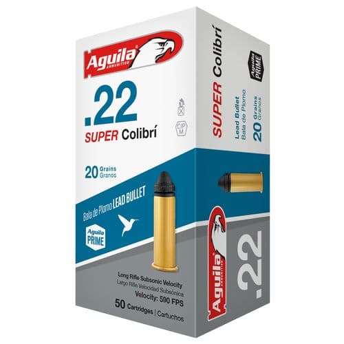 Aguila 1B222339 Special Colibri 22 LR 20 gr Colibri Lead 50 Bx/ 100 Cs Aguila 1B222339 Special Colibri 22 LR 20 gr Colibri Lead 50 Bx/ 100 Cs