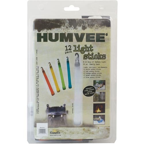 Humvee Accessories HMV6FP12 12 Piece Light Stick Family Pack White/Blue/Red/Green/Orange Humvee Accessories HMV6FP12 12 Piece Light Stick Family Pack White/Blue/Red/Green/Orange