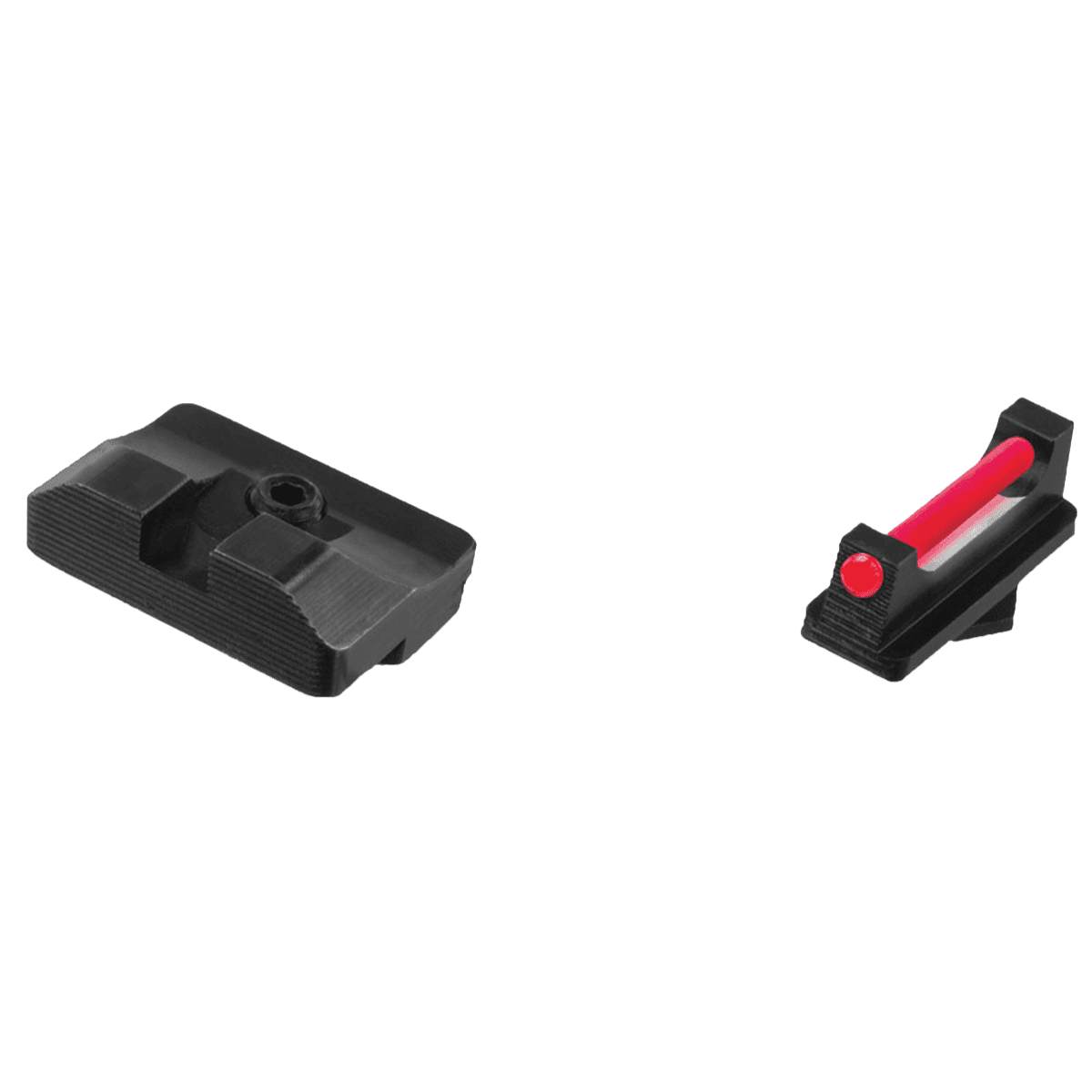 TruGlo Fiber-Optic Pro Sights, Red/Fiber Optic Front Sight-Black/Blank Rear Sight Glock 17/17L/19/17X - TG132G1 TruGlo Fiber-Optic Pro Sights, Red/Fiber Optic Front Sight-Black/Blank Rear Sight Glock 17/17L/19/17X - TG132G1