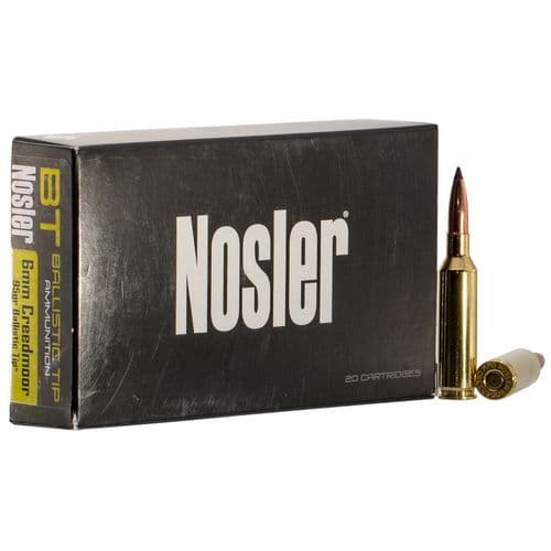 Nosler 40052 Ballistic Tip Hunting 6mm Creedmoor 95 gr Ballistic Tip 20 Bx/ 10 Cs Nosler 40052 Ballistic Tip Hunting 6mm Creedmoor 95 gr Ballistic Tip 20 Bx/ 10 Cs