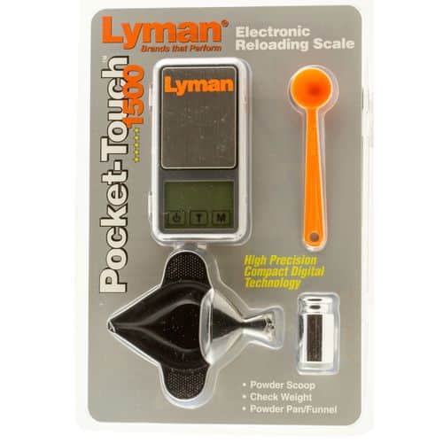 Lyman 7750725 Pocket Touch Reloading Scale 1 Multi-Caliber 1500 GR Lyman 7750725 Pocket Touch Reloading Scale 1 Multi-Caliber 1500 GR