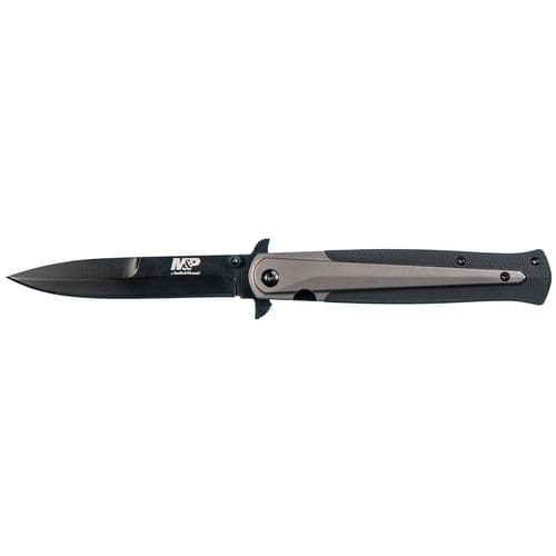 SW Knives 1085898 M&P Dagger 8Cr13MoV Stainless Steel Black Oxide Spear Point SW Knives 1085898 M&P Dagger 8Cr13MoV Stainless Steel Black Oxide Spear Point