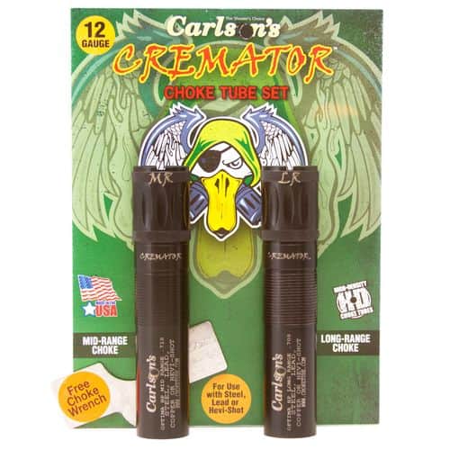 Carlson's Choke Tubes 11662 Cremator 12 Gauge Mid-Range Long Range Non-Ported 17-4 Stainless Steel Carlson's Choke Tubes 11662 Cremator 12 Gauge Mid-Range Long Range Non-Ported 17-4 Stainless Steel