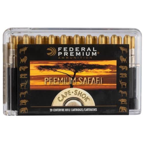 Federal P370A Premium Safari Cape-Shok 370 Sako Mag 286 gr Barnes Banded Solid 20 Bx/ 10 Cs Federal P370A Premium Safari Cape-Shok 370 Sako Mag 286 gr Barnes Banded Solid 20 Bx/ 10 Cs