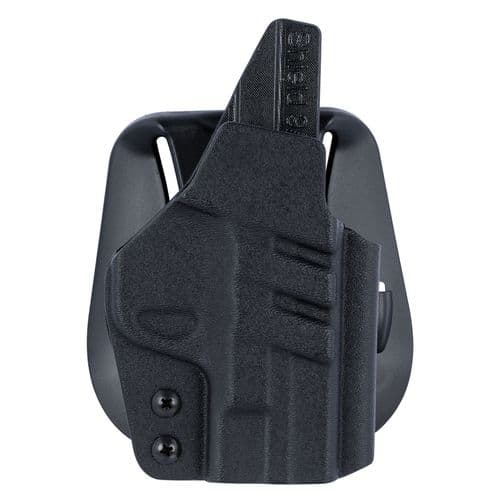 1791 Gunleather TACPDHOWBSHIELDBLKR Tactical Kydex OWB Black Kydex Paddle Fits S&W M&P Shield/S&W M&P Shield Plus 1791 Gunleather TACPDHOWBSHIELDBLKR Tactical Kydex OWB Black Kydex Paddle Fits S&W M&P Shield/S&W M&P Shield Plus