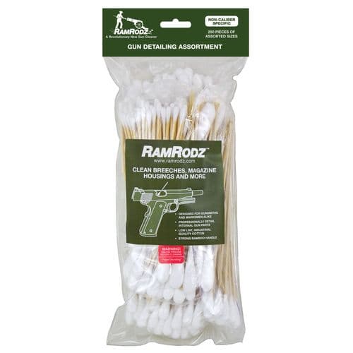 RamRodz 80250 Gun Detailing Assortment Cleaning Swab/Handles All Calibers RamRodz 80250 Gun Detailing Assortment Cleaning Swab/Handles All Calibers
