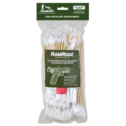 RamRodz 80250 Gun Detailing Assortment Cleaning Swab/Handles All Calibers RamRodz 80250 Gun Detailing Assortment Cleaning Swab/Handles All Calibers