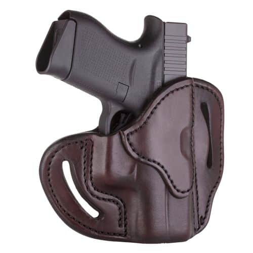 1791 Gunleather BHCSBRR BHC OWB Size C Signature Brown Leather Belt Slide Compatible w/Glock 43/Sig P365/Walther PPK Right Hand 1791 Gunleather BHCSBRR BHC OWB Size C Signature Brown Leather Belt Slide Compatible w/Glock 43/Sig P365/Walther PPK Right Hand