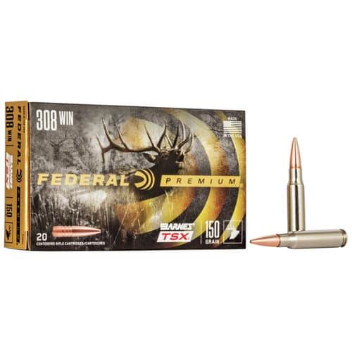 Federal P308V Premium 308 Win 150 gr Barnes Triple-Shock X 20 Bx/ 10 Cs Federal P308V Premium 308 Win 150 gr Barnes Triple-Shock X 20 Bx/ 10 Cs